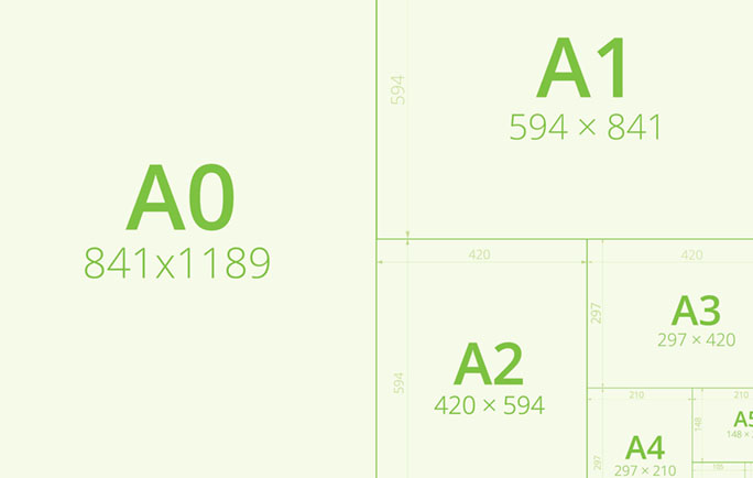 Paper and envelope sizes